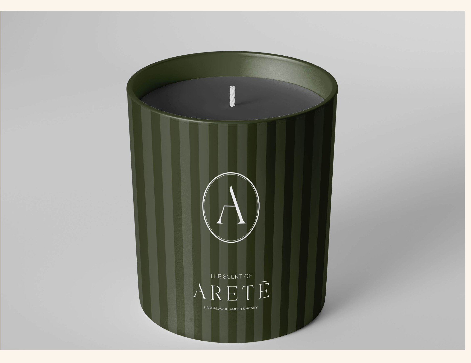 The Scent of Aretē candle