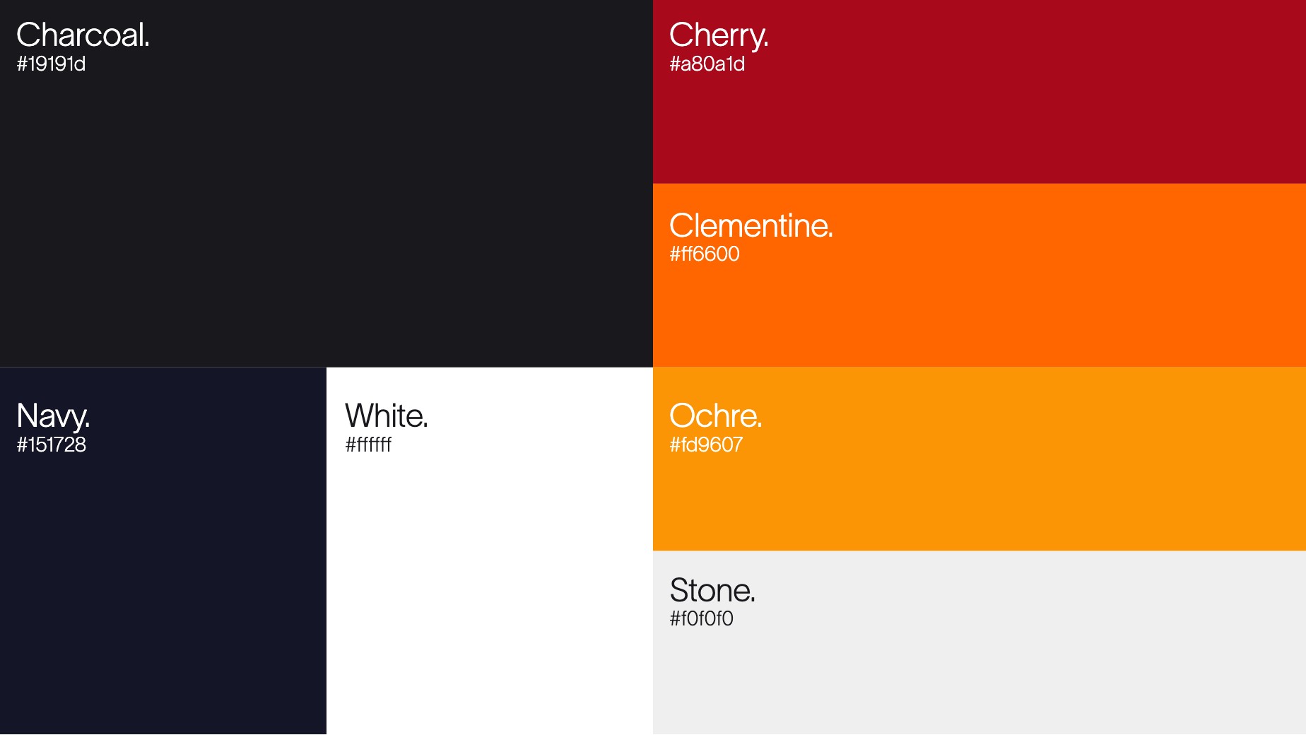 Chronos colour palette