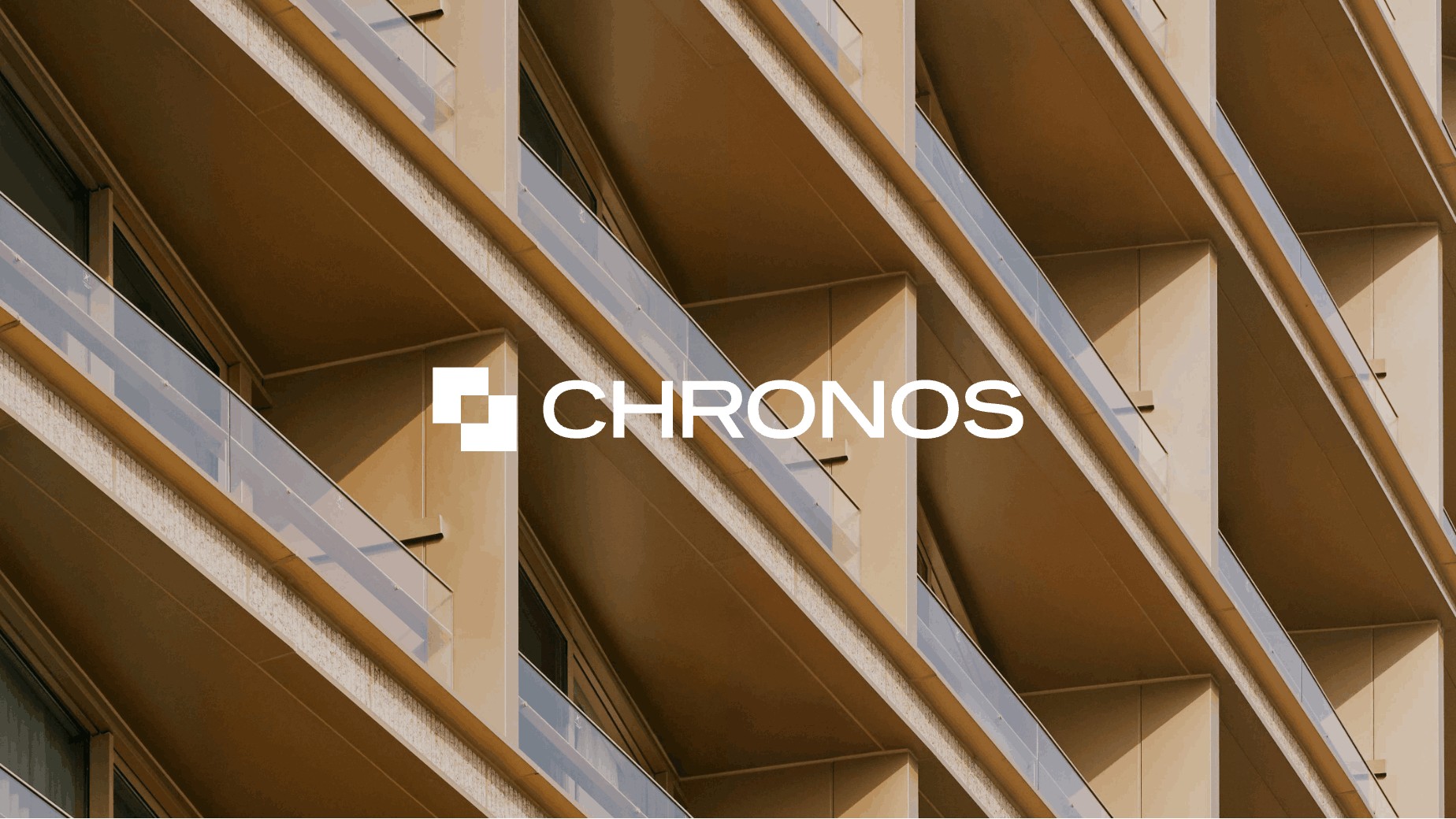 Chronos logo on architecture