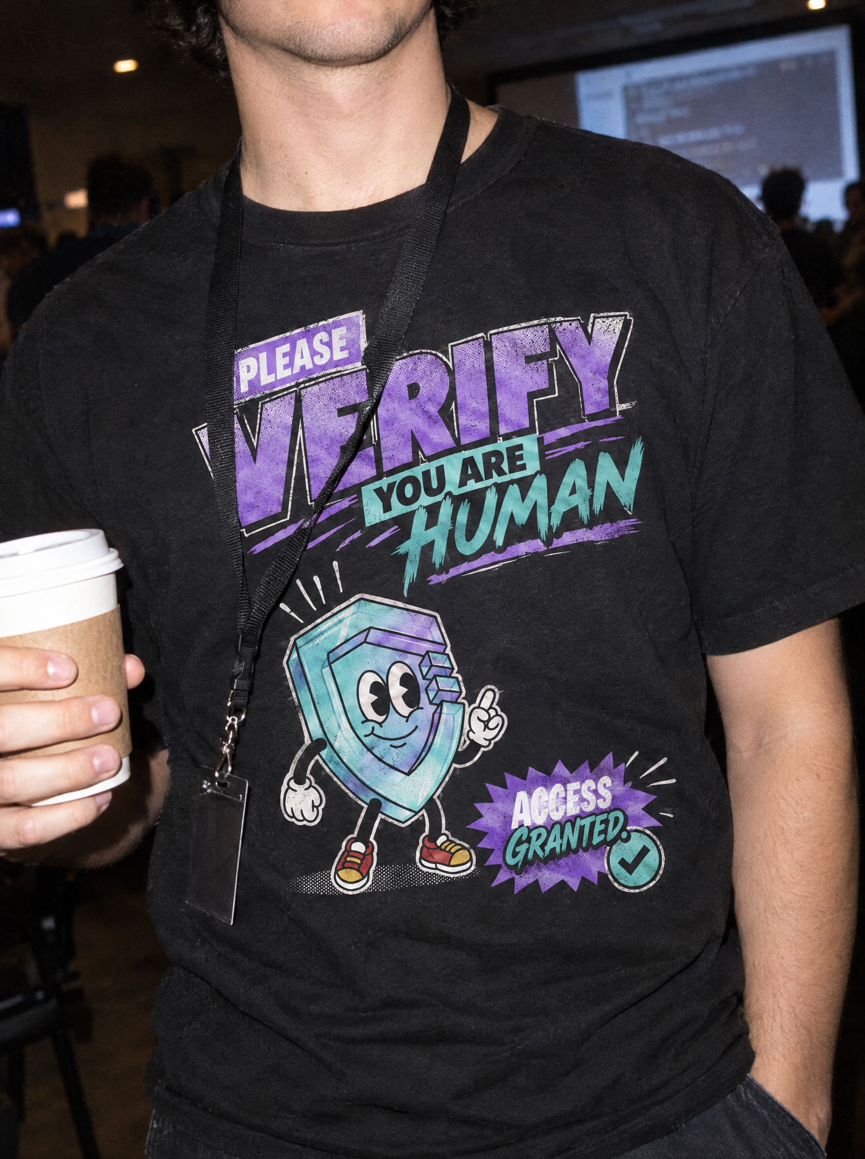 Please verify you are human tee